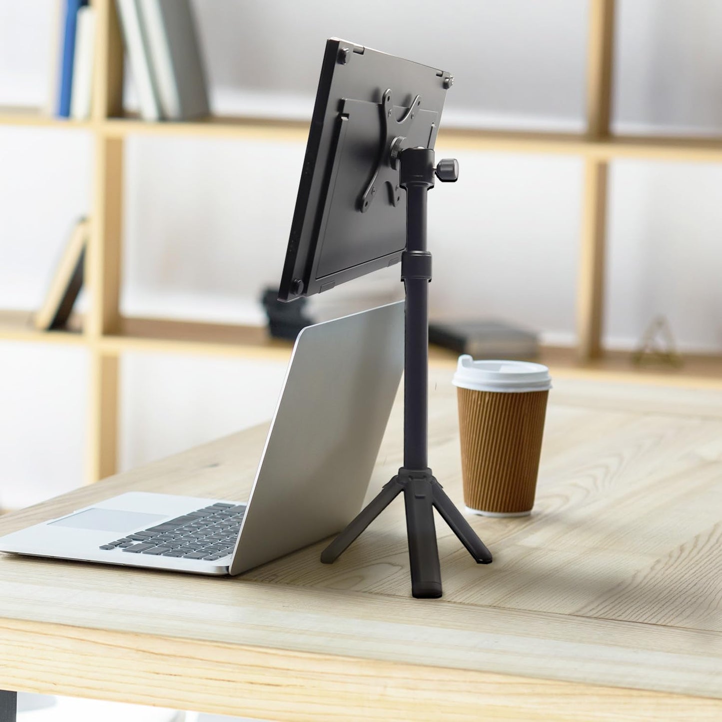 Kado 1/4" 100x100mm 75x75mm, M4 Set Portable Monitor Mounting Adapter Bracket Plate, Screw Hole to Screw Wall Mount Arm