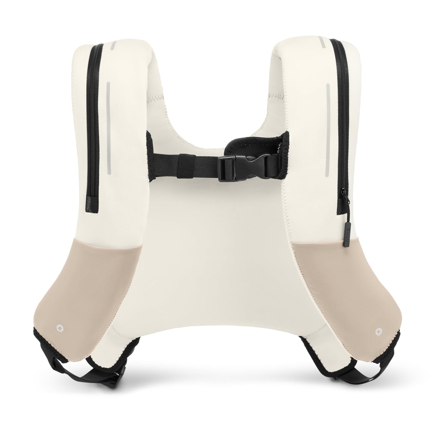 ZULU Weighted Vest | 16lb Adjustable Weighted Vest for Women & Men for Walking, Running & Strength Training | Machine Washable Fresh Layer™, Phone Pockets, Reflective Straps | Limestone