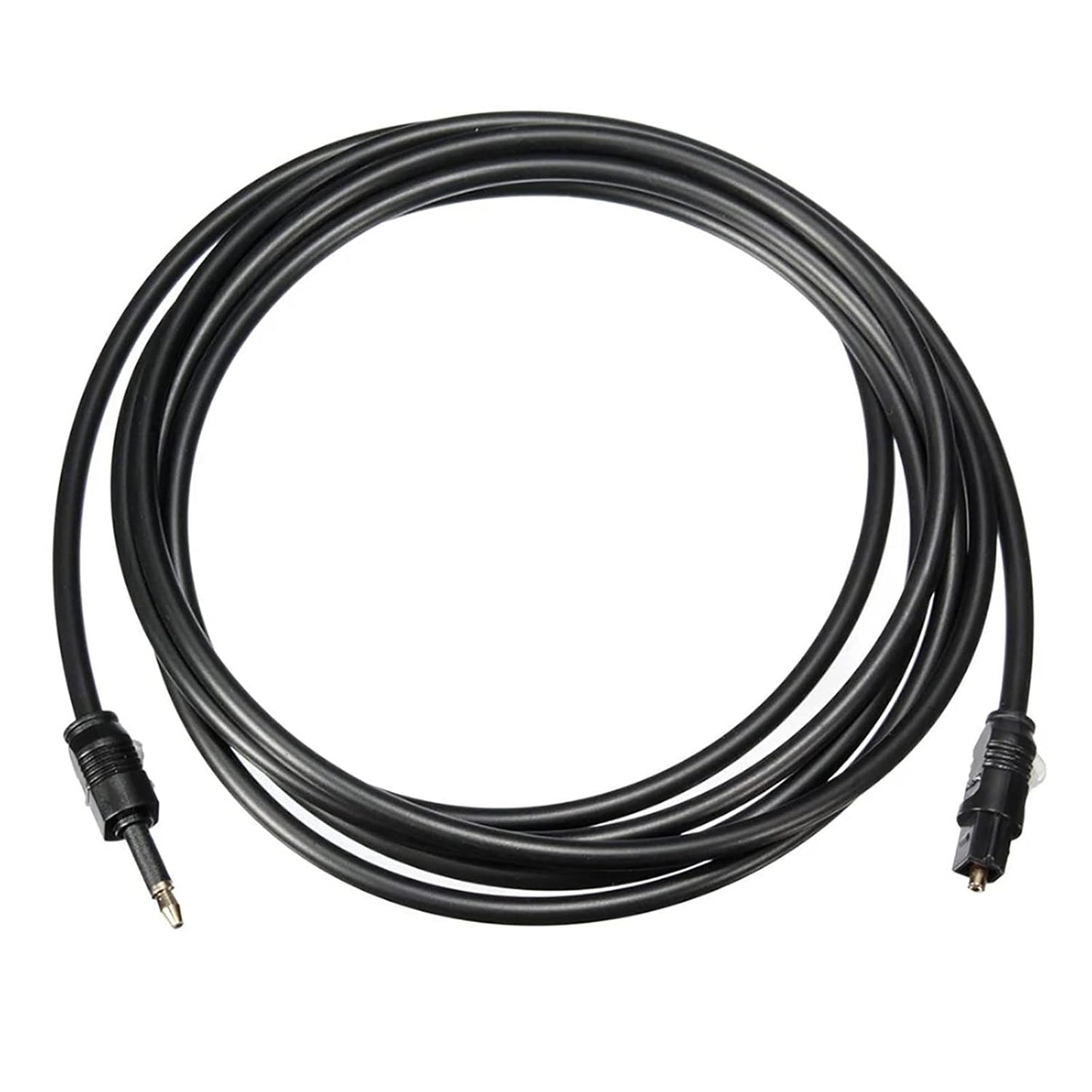 Diarypiece 3.5mm Toslink to Plug Digital Optical Audio Cable SPDIF Fiber Connector