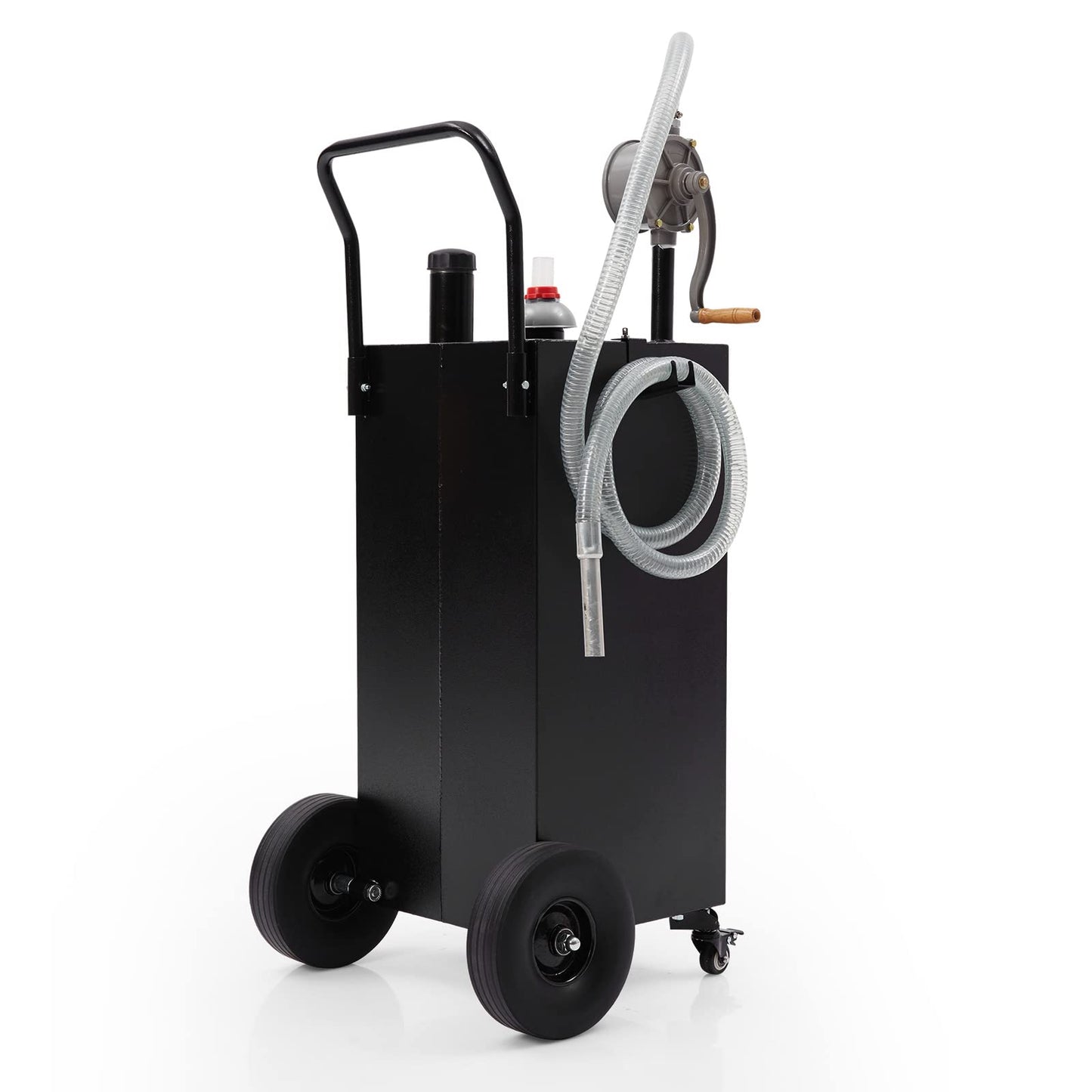 30 Gallon Gas Caddy - Portable Fuel Tank with Pump Gasoline Tank Portable Fuel Storage Tank for Boat, Car,Garden, Lawnmower, ATV