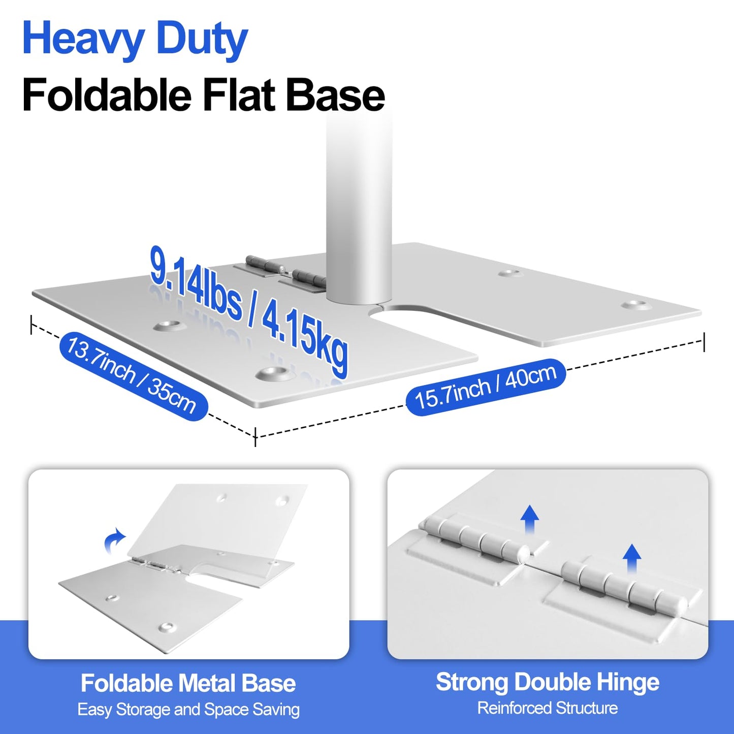 FUDESY Pipe and Drape Stand Kit, 10x10ft Heavy Duty Adjustable Metal Backdrop Frame for Photography, Wedding Parties, Decoration