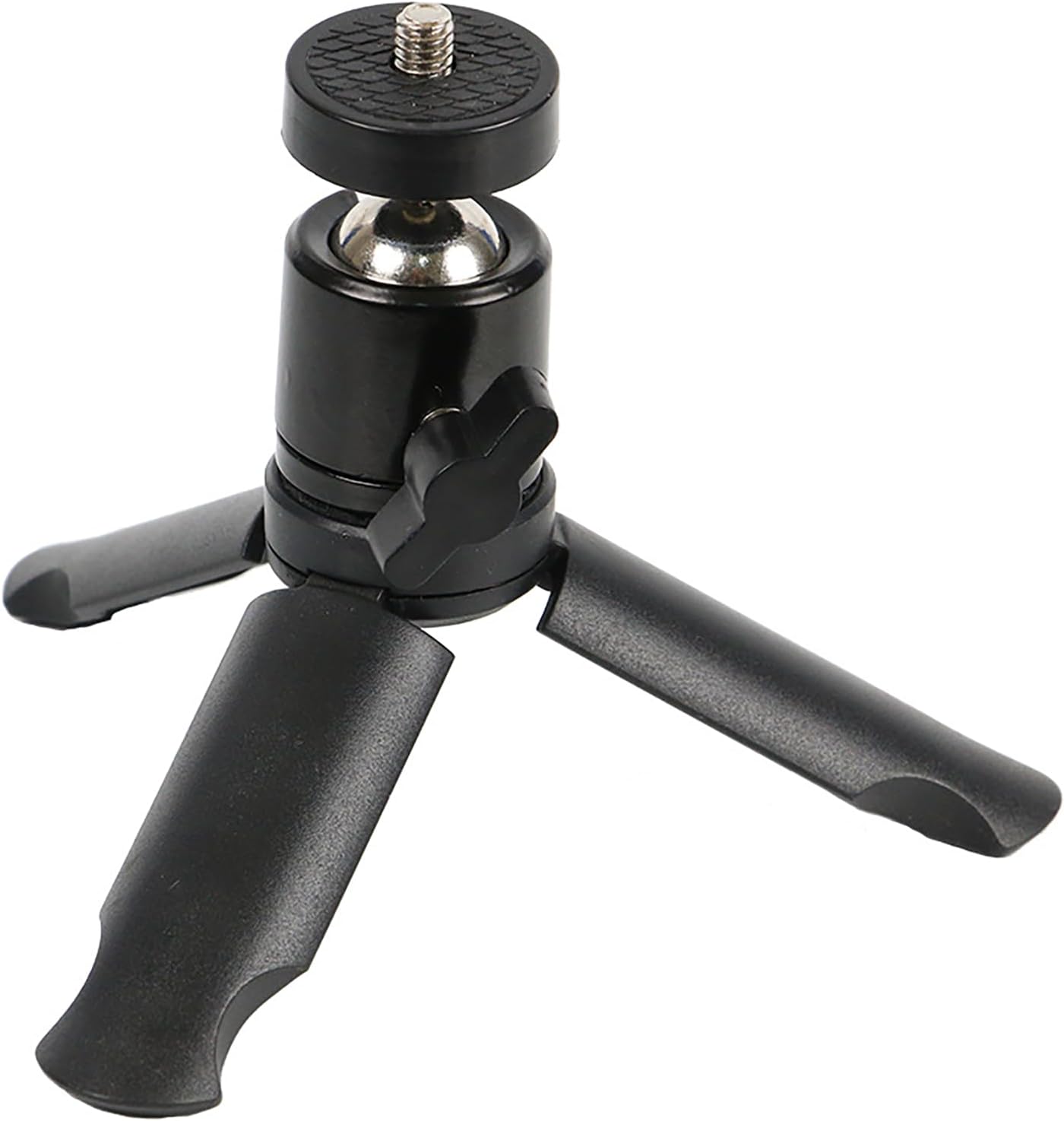 Generic 1/4" (2 Pack) Mini Ball Head, Swivel Mini Ball Head Screw Tripod Mount for LED Video Light, Microphone
