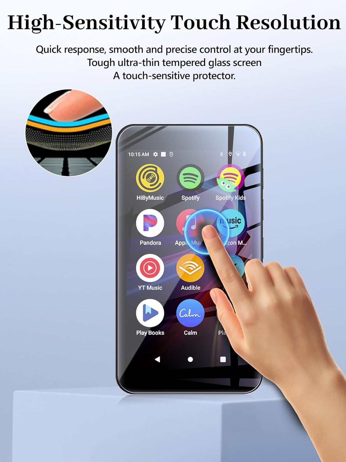 Arxonis 5-Pack G5 MP3 6H Screen Protector for Innioasis Player, Hardness Tempered Glass, Anti-Fingerprint,Anti-Scratch