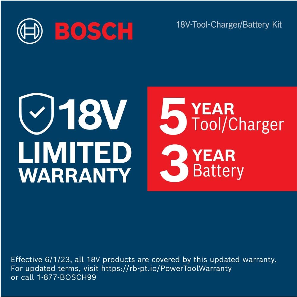 Bosch GBH18V-26DK25 18V EC Brushless SDS-plus® Bulldog™ 1 In. Rotary Hammer Kit with (2) CORE18V 4 Ah Advanced Power Batteries