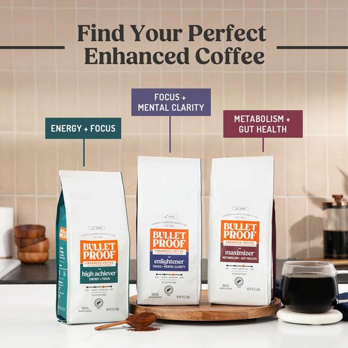 Bulletproof Coffee + Organic Grass-Fed Butter Single-Serve Pods, Keto Coffee, All-in-One Recipe with MCT Oil and Butter