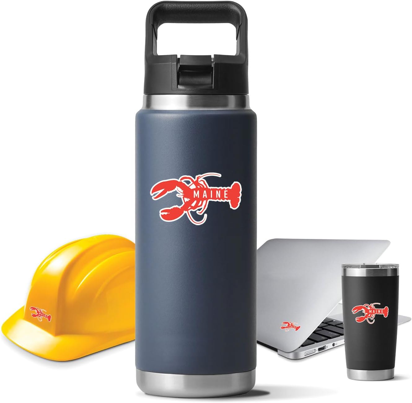 RDW Maine Lobster Sticker for Water Bottle Phone Tumbler Hard hat - One