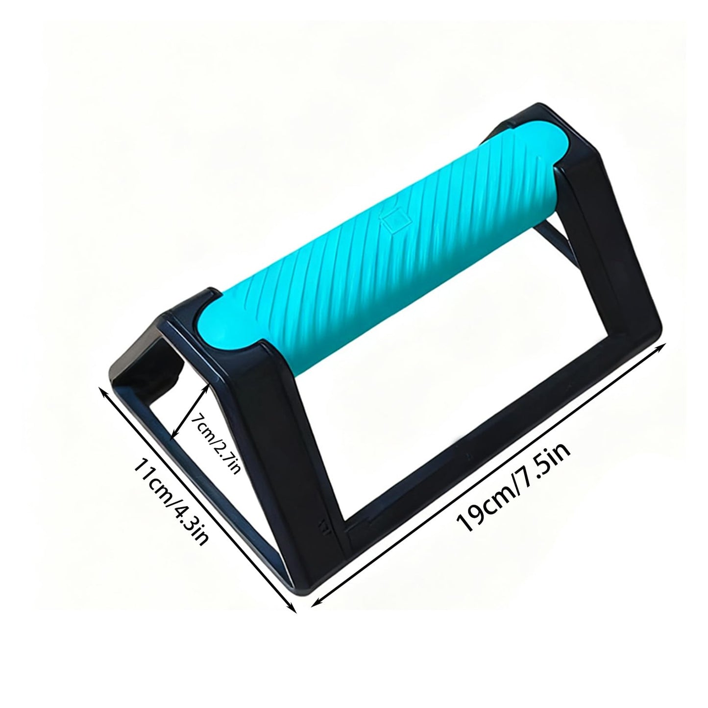 iLIZBay Push Up Bars for Home Workout, Triangular Stable Support with Wrist Protection & Anti-Slip Base, Strength Training Handles for Men and Women, Pushup Stands for Chest Arm Exercise -1 Pair