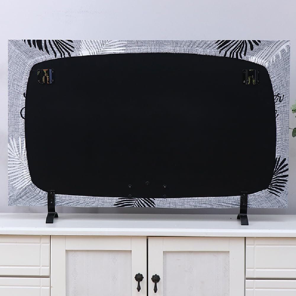 WMLTZFUS 02||75inch TV Dust Cover Desktop TV Screen Protector Indoor Dust-Proof TV Screen Cover for Stand Mounted