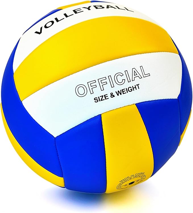 Official Size 5 Soft PU Waterproof Volleyball for boy and Girl and for Adult Indoor Outdoor Beach Training Ball and Game Ball or Beginner Teenager