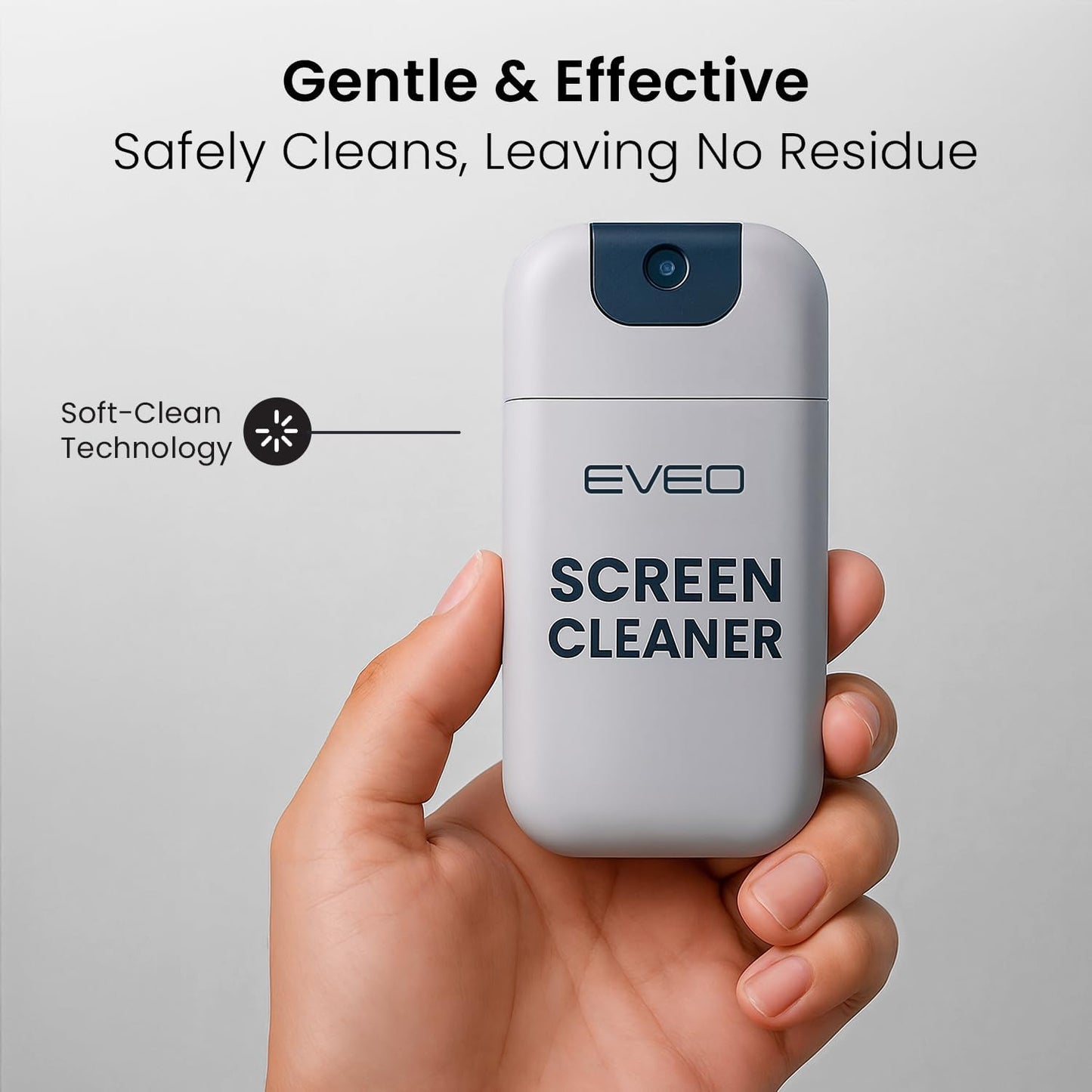 EVEO (1 Pack) Computer Screen Cleaner Spray Kit- Portable Laptop Screen Cleaner, Phone Cleaner & Monitor Cleaner +