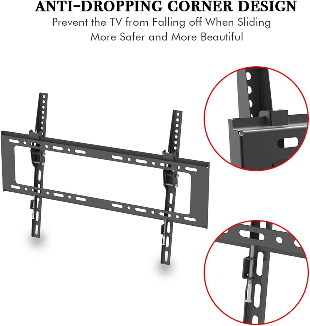 Generic 32-70" Wall Mount Bracket TV Stand with Spirit Level