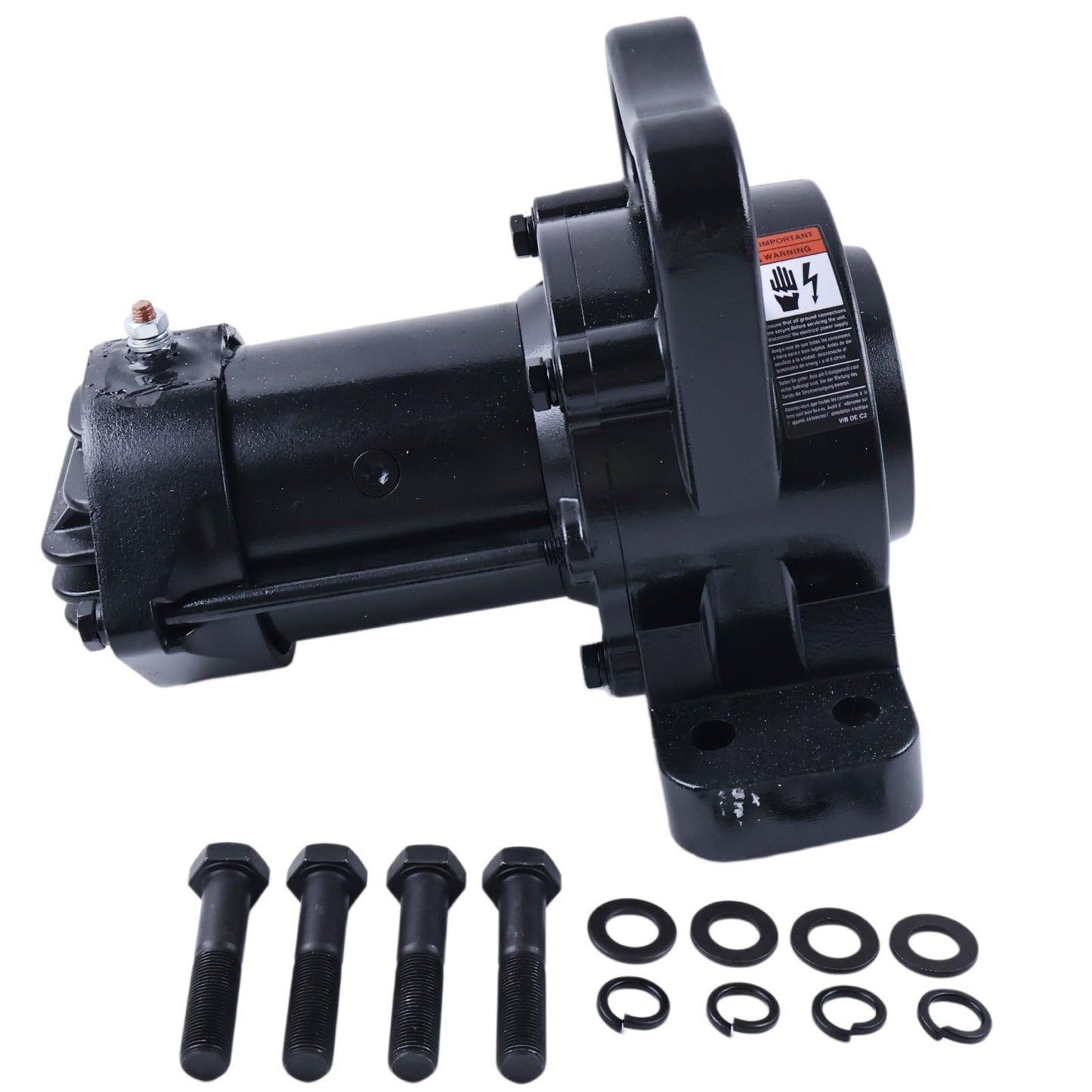NETYANPI Truck Dump Body Vibrator Motor DBV25001 DC2500 Compatible with Buyers Snow Plows Salt Sand Spreaders for Shaking Out Excess Material in Truck Bed