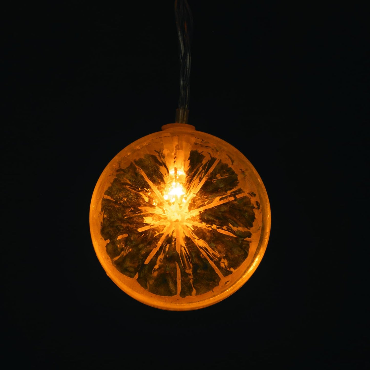 Fun Express Yellow Lemon Slices String Lights, 4 Ft. 11in, Plastic, Model 14474553