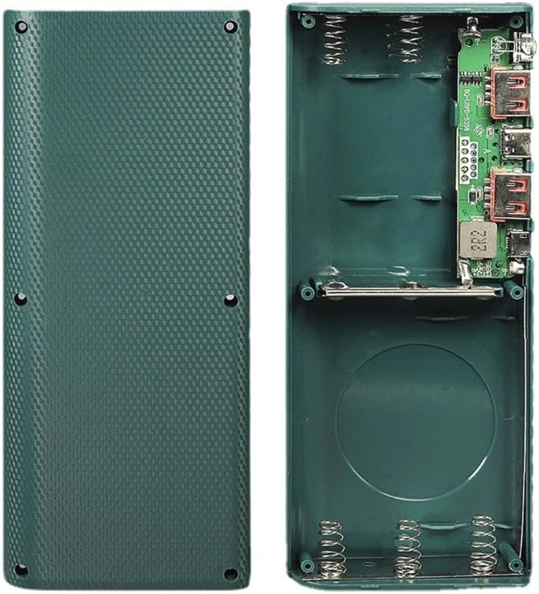 Minhe 5V 2 1A 5 21700 Power Bank Case With USB Port Output Supporting X Flat Head Batteries For DIY Battery Holder