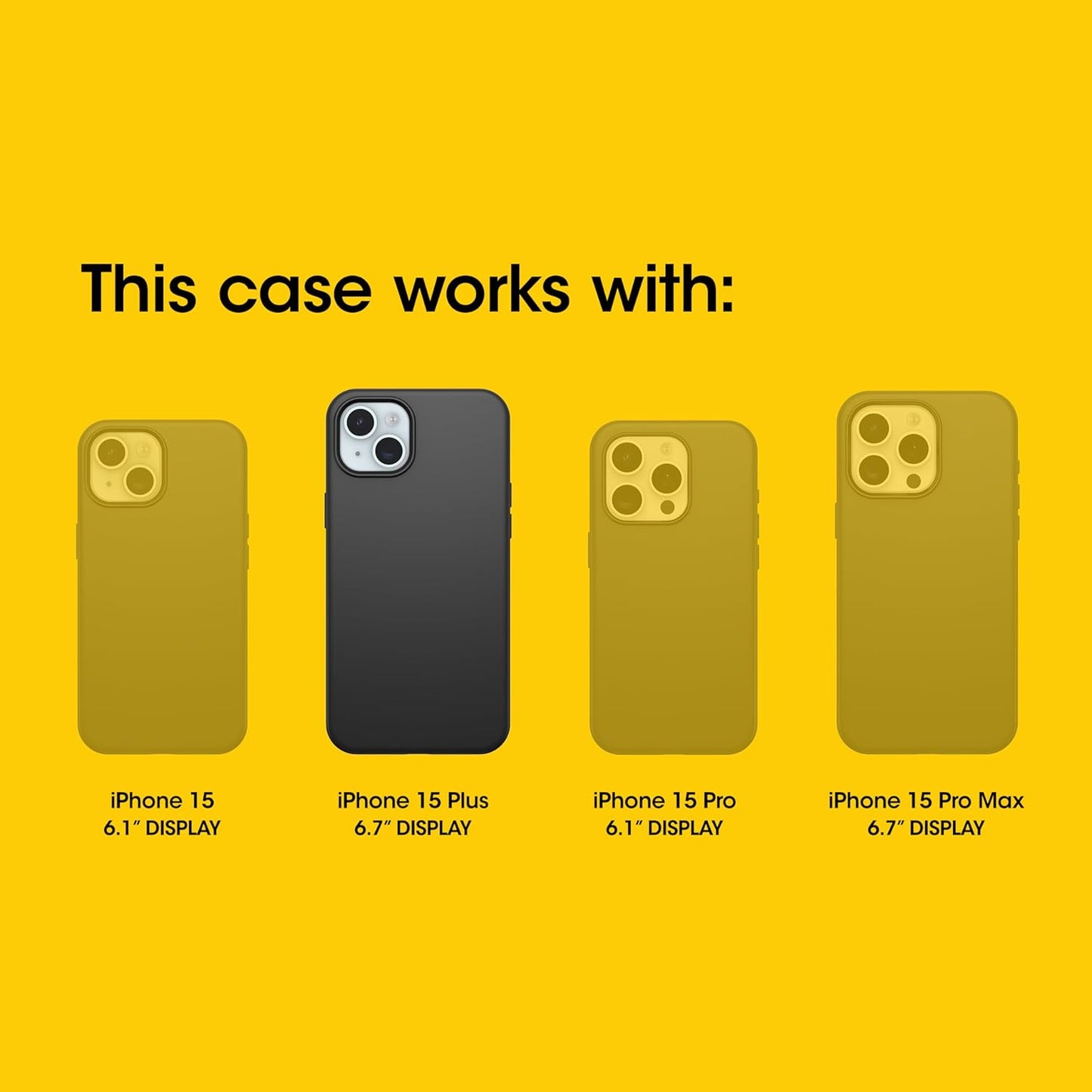 15 OtterBox iPhone Plus Premium Pro Glass Privacy Guard, Privacy Screen, Precision Fit, Flawless Touch Response, Easy