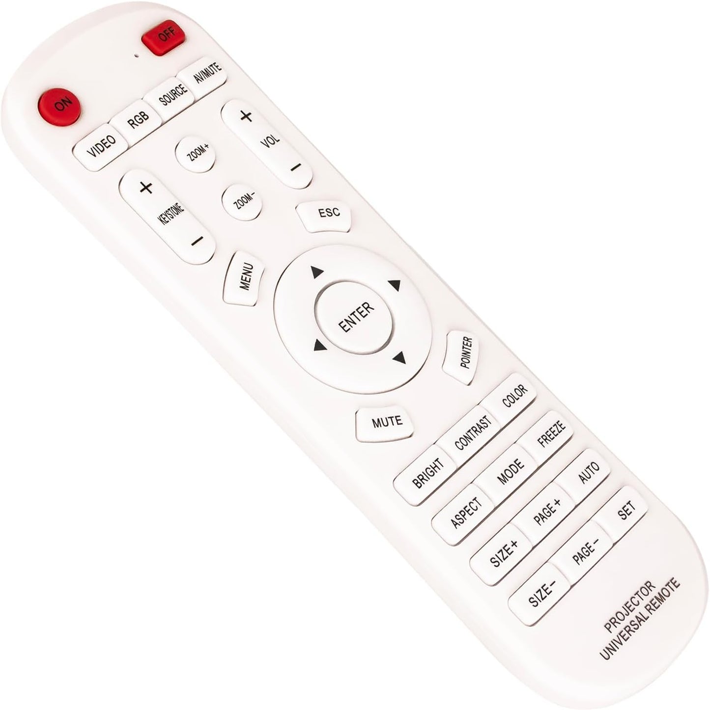 ALLIMITY Universal Projector Replacement Remote Control -- fit for Most of Projector Home Theater Remote Control