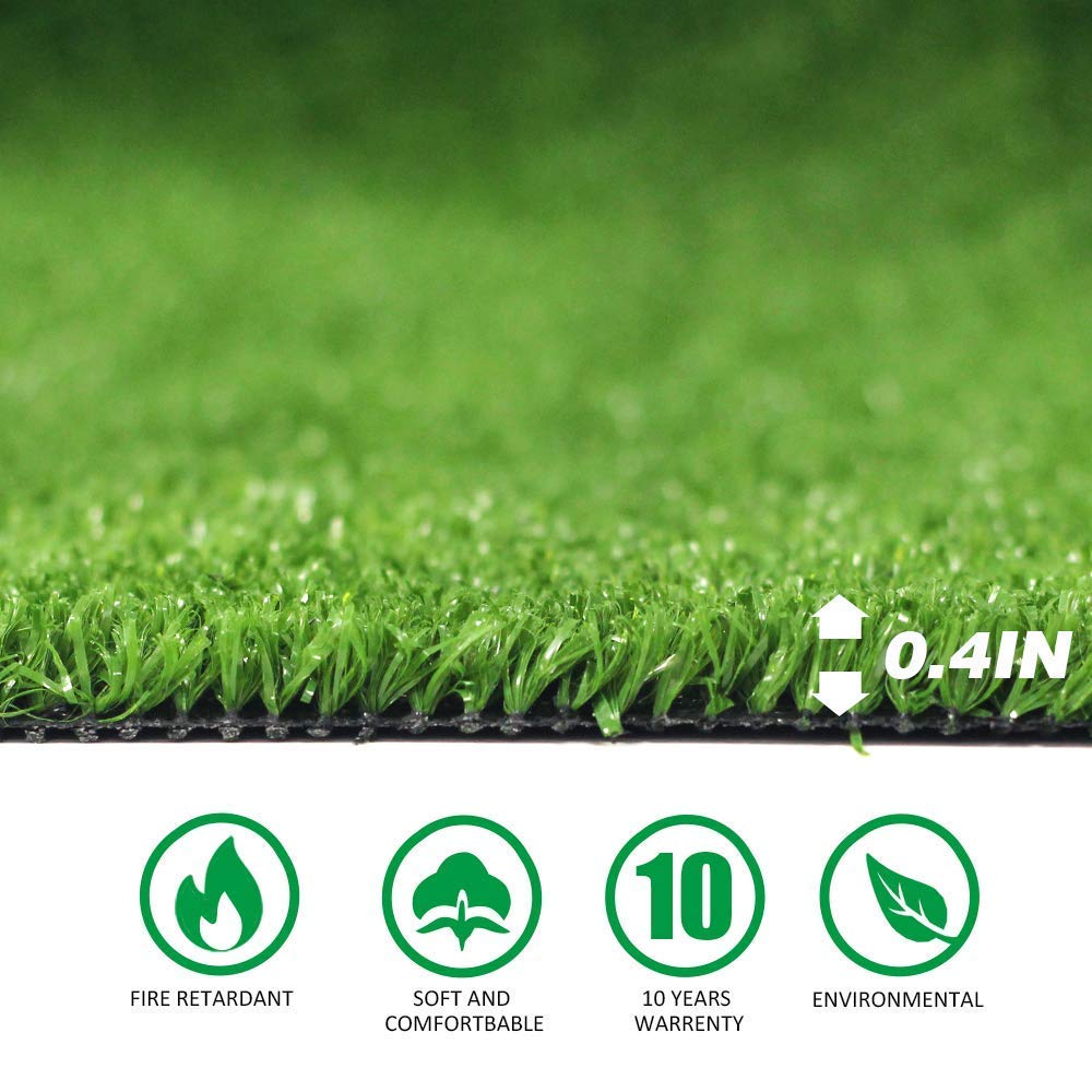 Goasis Lawn Artificial Grass Turf Lawn - 7FTX12FT(84 Square FT) Indoor Outdoor Garden Lawn Landscape Synthetic Grass Mat