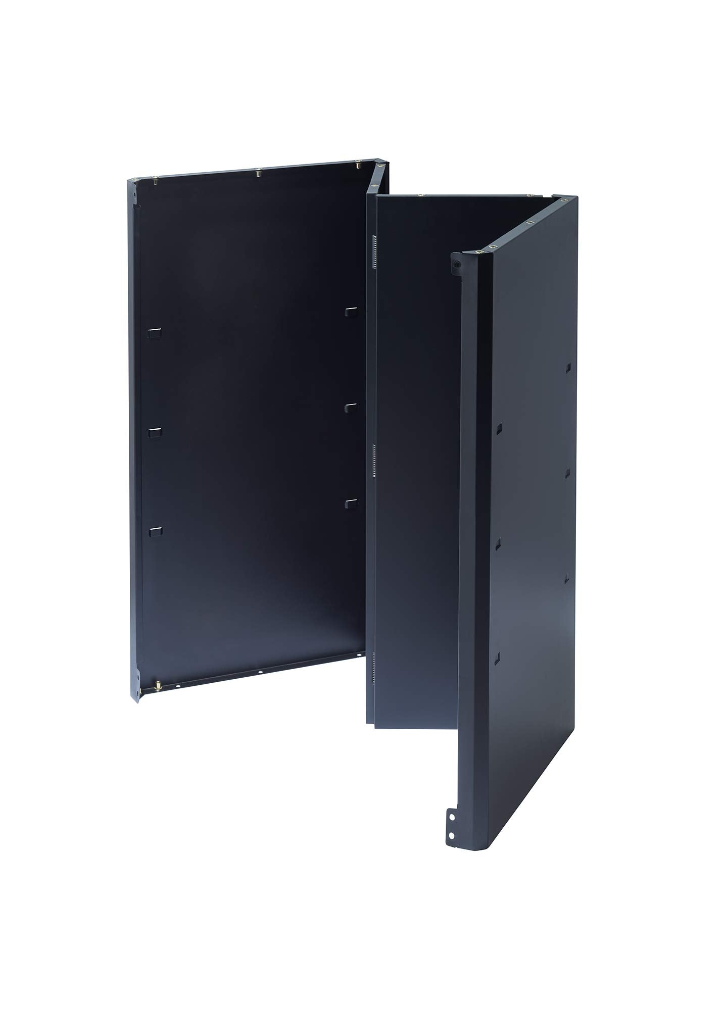 Trinity 24 Inch Garage Wall Storage Cabinet, 22 Gauge Steel, Wall-Mount, Adjustable Shelf and Reversible Door for Tools, Cleaning Supplies, and More, Black