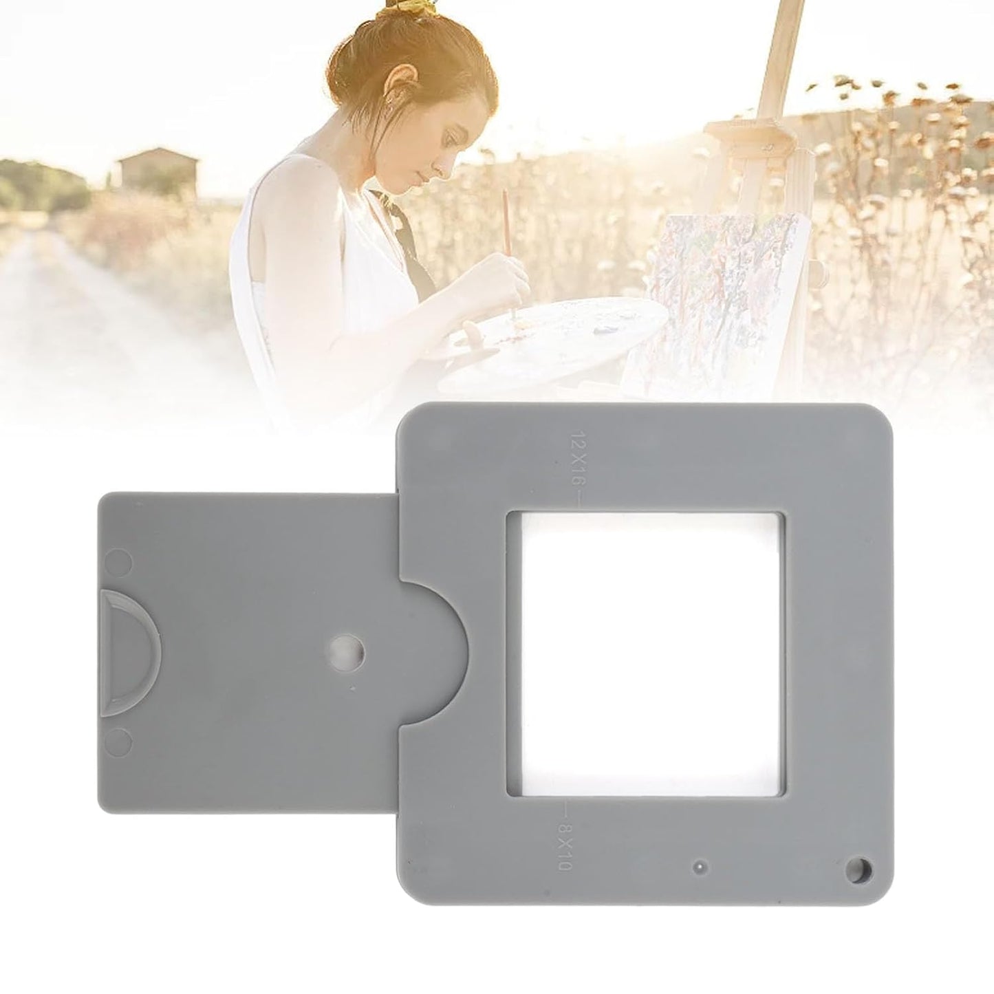 Yosoo Photography Viewfinder, Adjustable View Catcher for Photography Painting with Sliding Mechanism for Architecture