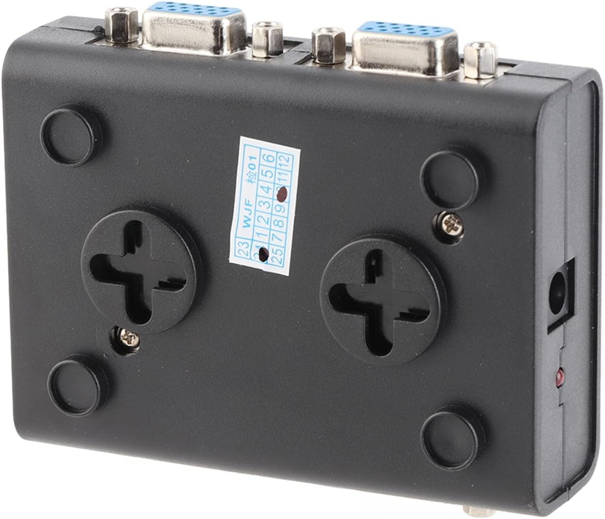 Wisoqu 4 1 4 250Mhz 1920x1440 VGA Splitter Amplifier Box, Port Powered in Out Video Distribution Duplicator, HD Video