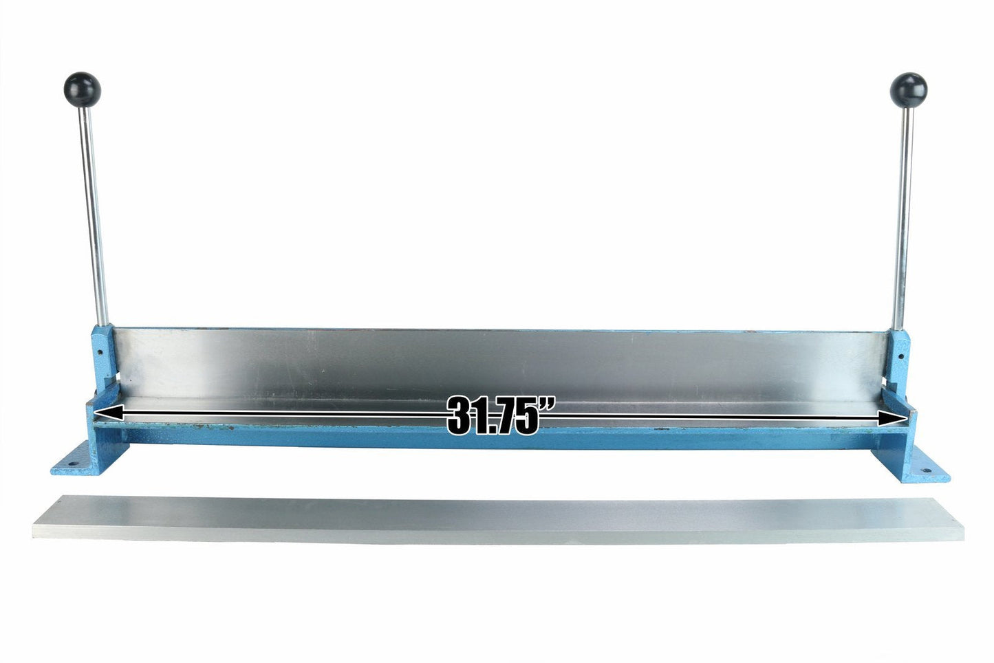 Erie Tools 30" Heavy Duty Sheet Metal Hand Brake Bender – Bench-Top Metal Bending Tool for 16 Gauge Steel, Aluminum, and Galvanized Sheet – 0°–90° Adjustable Bend Angle for Fabrication and HVAC Work