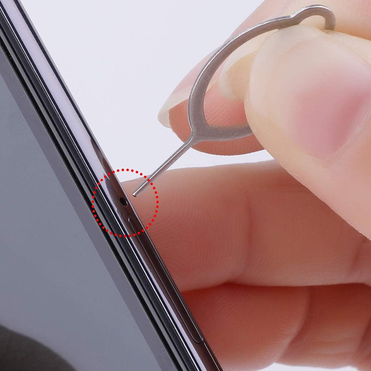 AYWFEY 7Pcs (7Styles) SIM Card Removal Openning Tool Tray Eject Pins Needle Opener Ejector Compatible with All iPhone