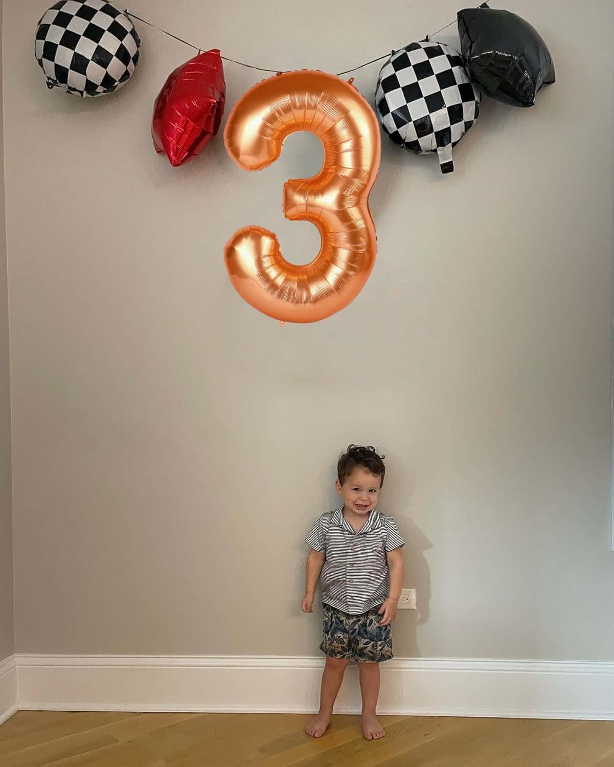 Orange Number 0 Balloon - 40 Inch Birthday Decoration for Milestone Celebrations | Party Supplies