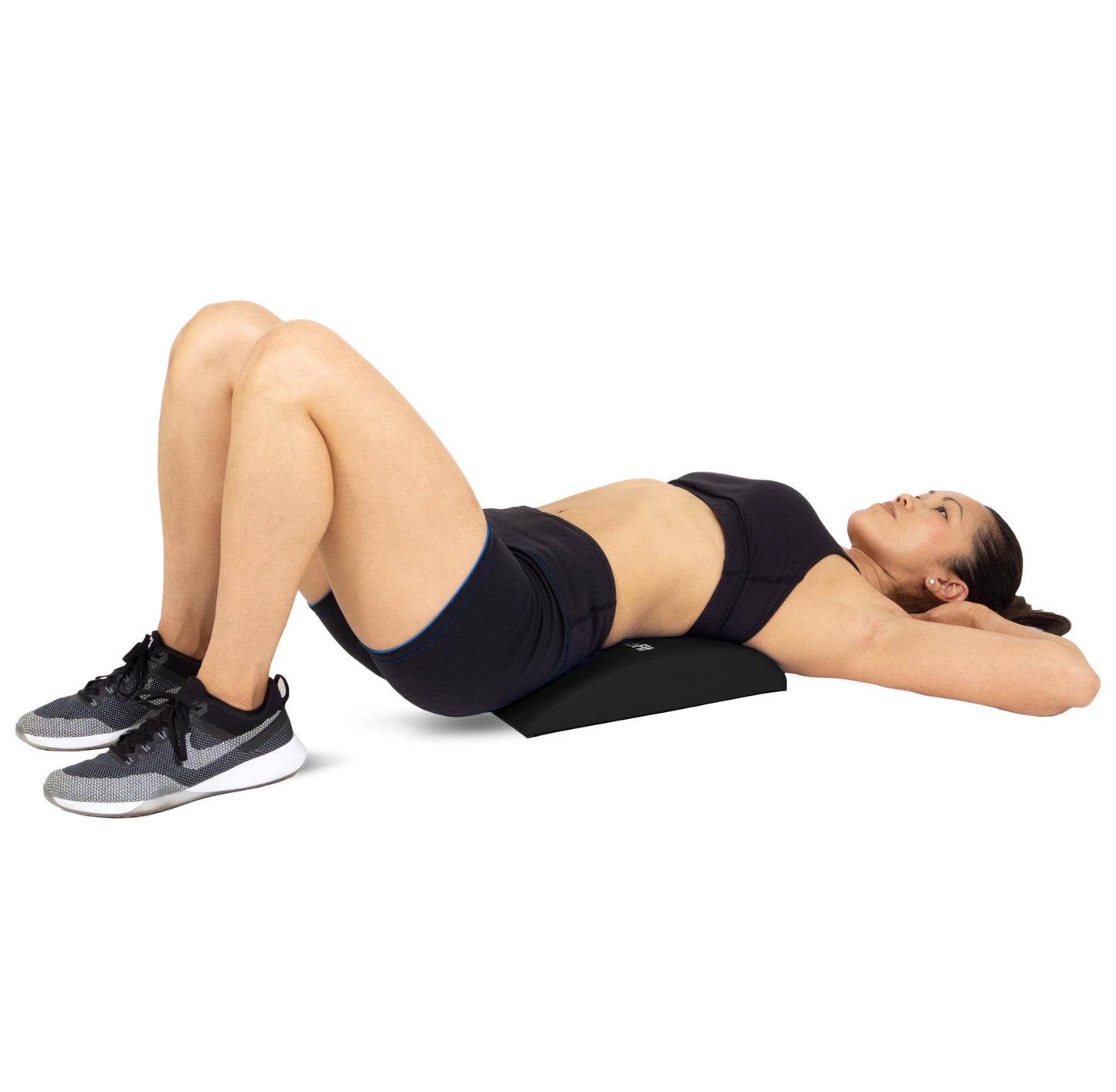 ProsourceFit Abdominal Ab Mat 15x12, High Density Core Trainer for Workouts, Conditioning, Posture Support, and Crunch Exercises; Home Fitness Equipment, Black