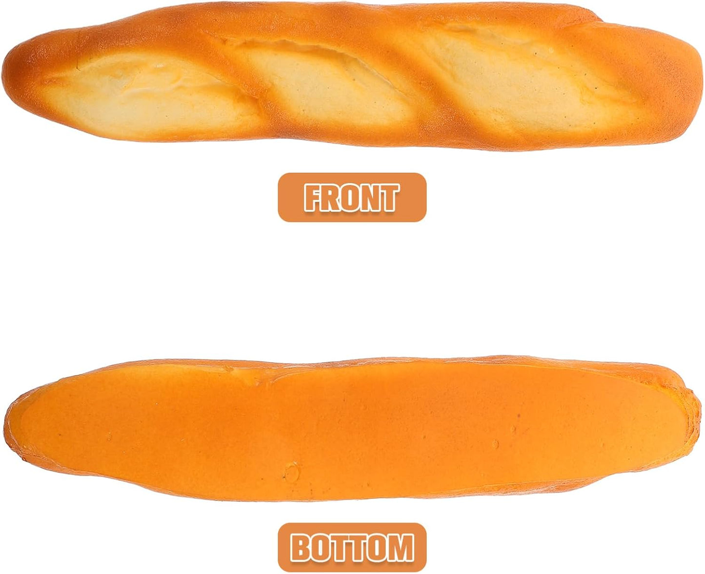 Ciieeo Fake French Bread Model Realistic Pu Food Prop for Bakery Display Photography and Creative Decoration Versatile