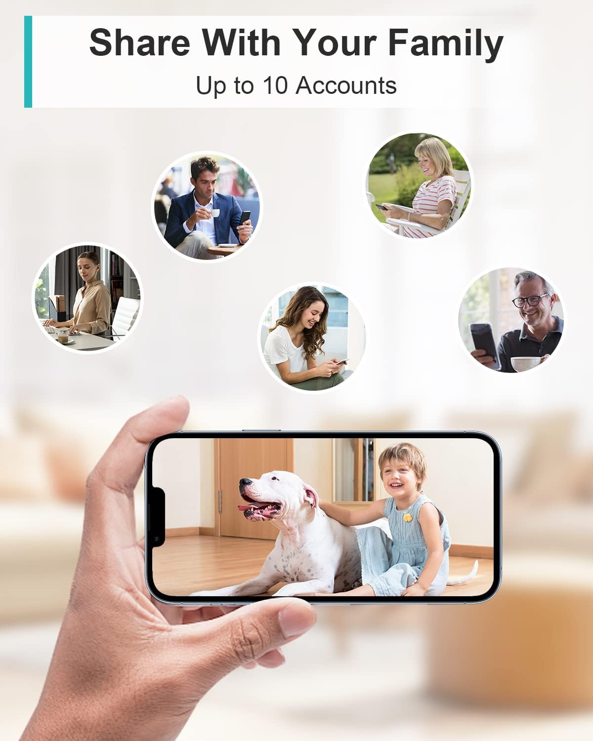 WUUK 4MP 24/7 2-Way Indoor Security Camera, WiFi Camera Indoor Baby Monitor, Pet Camera w/Motion & Human Detection
