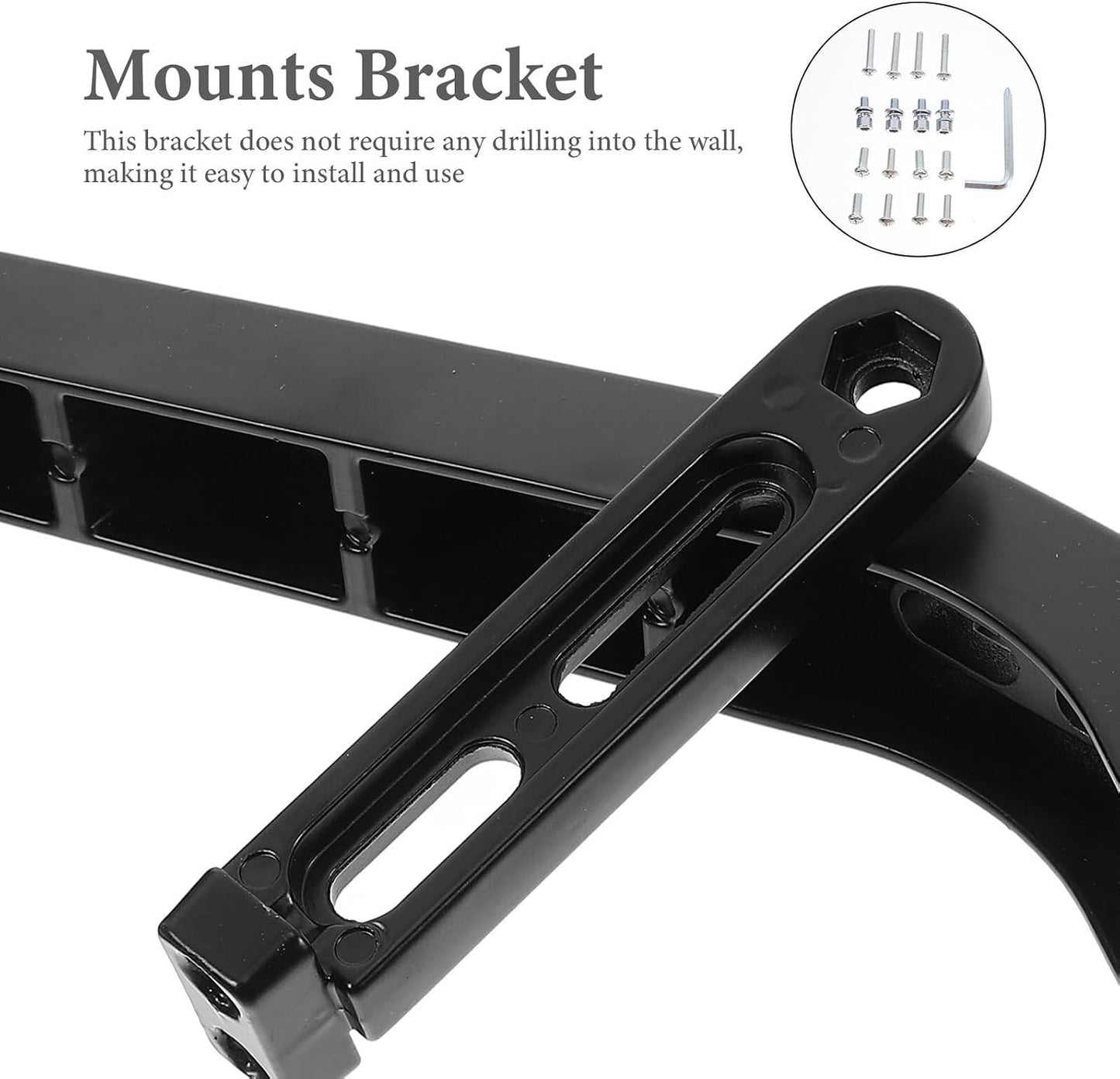 Alasum Universal Tv Stand Bracket for Small to Medium Flat Screen Tvs with Screws Stable Tabletop Mount for Home