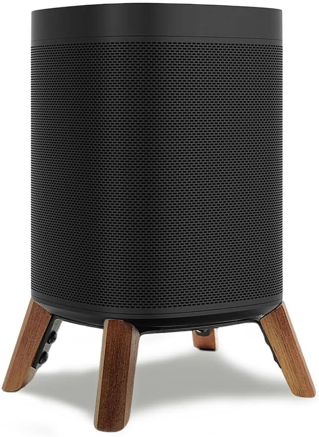Counlisha Play:1 gen2,Walnut Real Wood Stand Compatible for Sonos One, One SL, Home Speaker,Tripod Mount Accessories