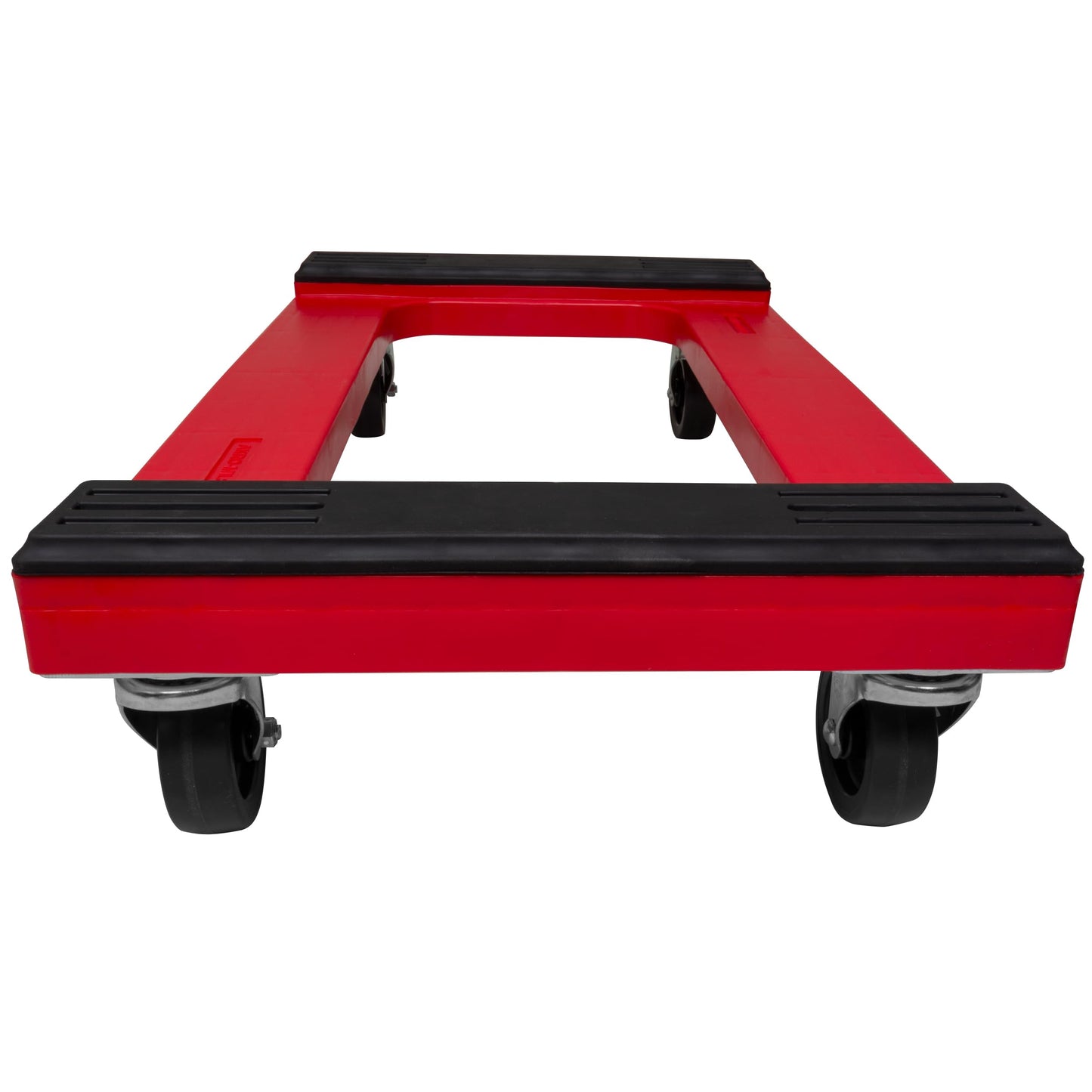 Akro-Mils RMD3018RC4PAR Plastic 4-Wheel Furniture Dolly with Steel-Reinforced Frame and 4-Inch 4-Way Swivel Casters, 1200 Lbs Capacity, 18-Inch x 30-Inch, Red