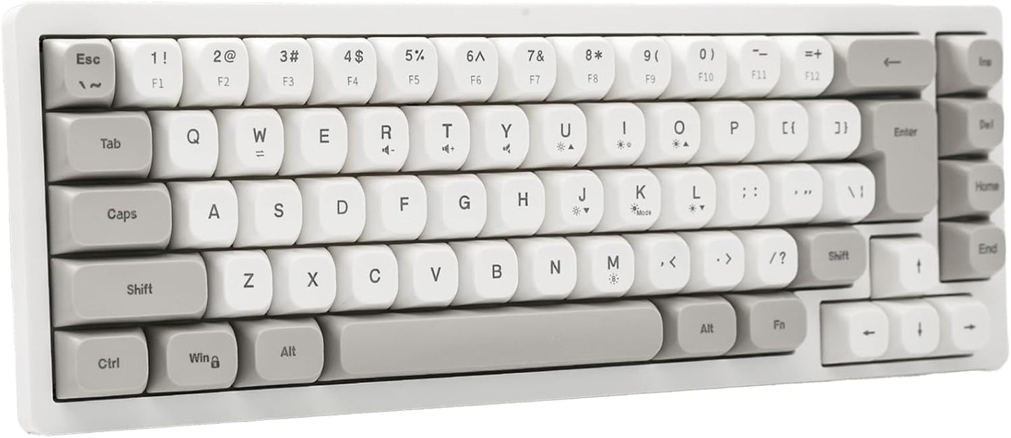 Generic 65 Wired RGB Gaming Membrance Keyboard. Percent Mini Creamy LED Computer Keyboard .Small Ergonomic Clicky