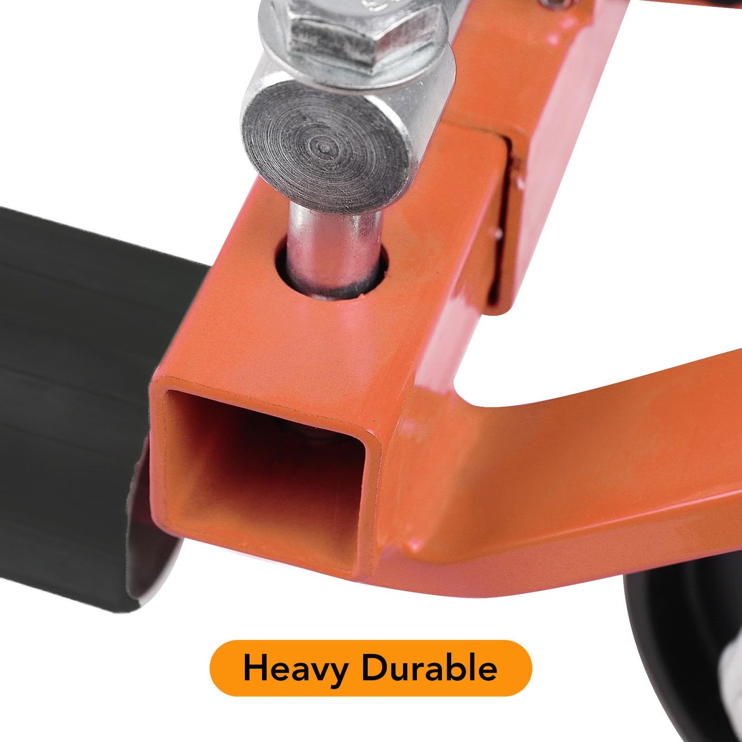 GarveeTech 2 Pcs Car Wheel Dolly with Hydraulic Tire Jack, 1500 LBS Capacity Trailer Dolly for Vehicle Positioning for Truck RV Trailer, Orange