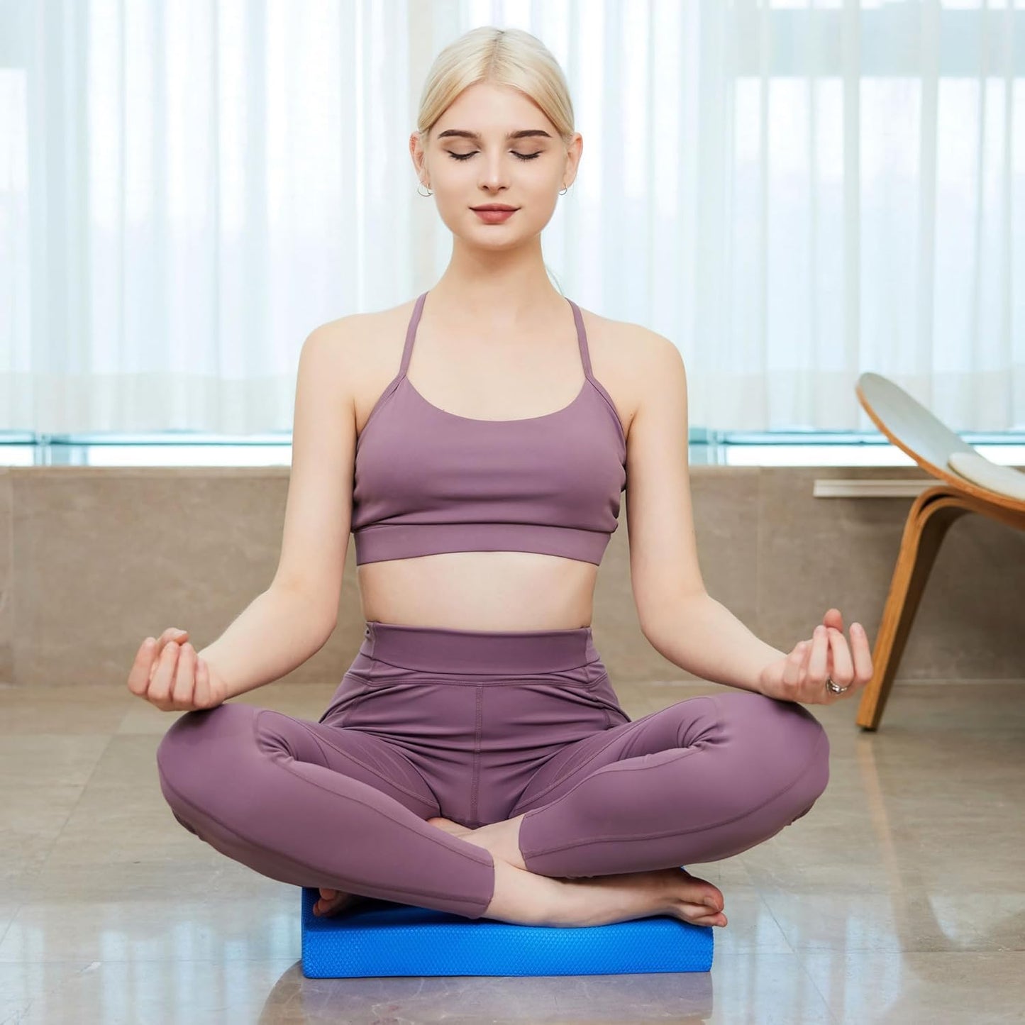 Balance Pad,Foam Balance Pad,15.8" x 13" x 2" Exercise Balance Pad,For Physical Therapy Yoga Balance Training