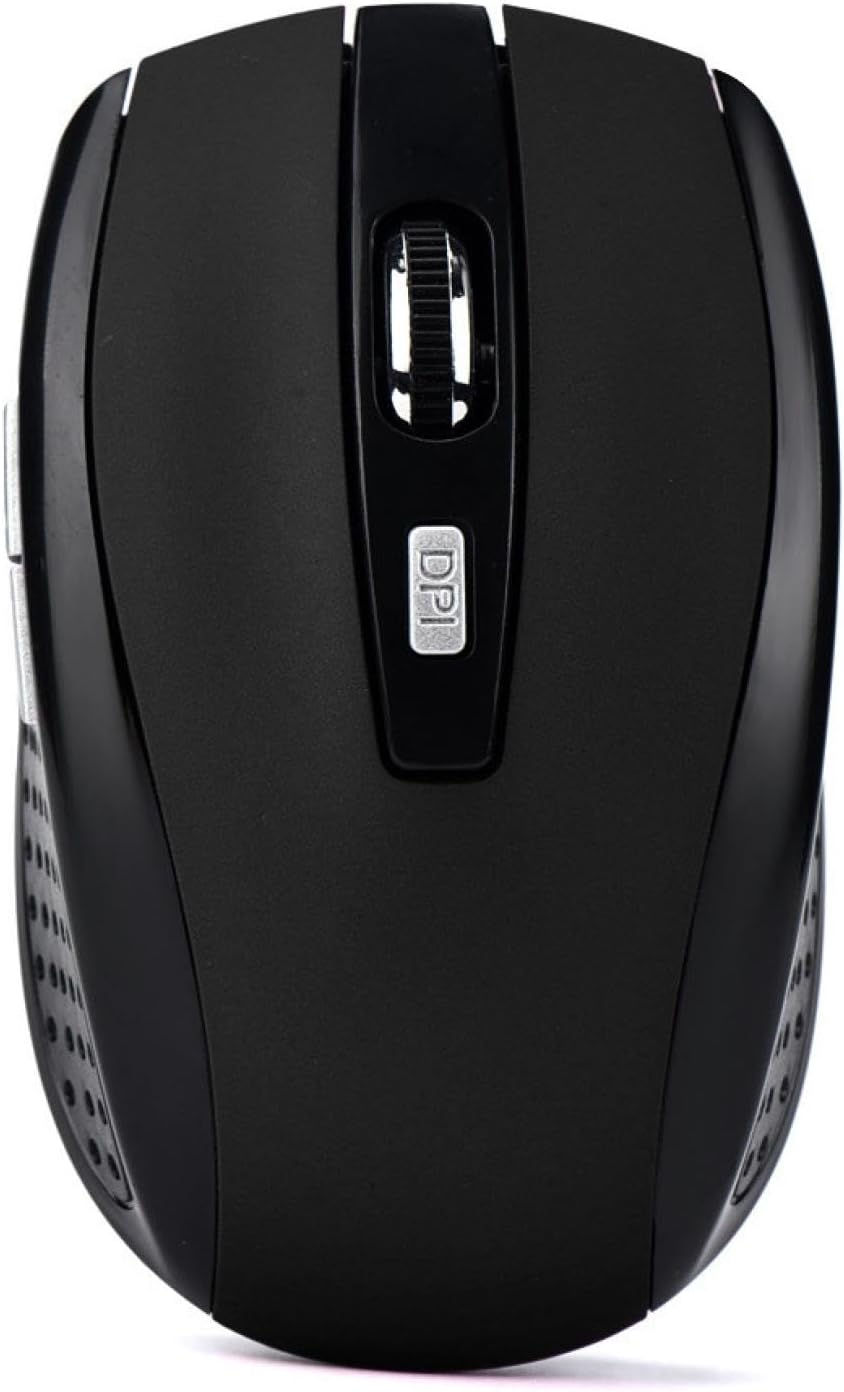 Generic 2.4GHz 6 2000 Wireless Mouse with Keys, DPI, USB Receiver, Cordless Computer Laptop Mouse Wireless Gaming