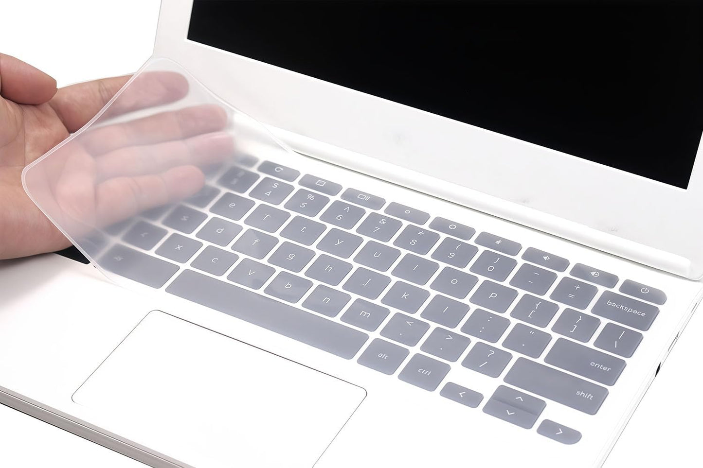 JuYuish 2 11" 4.7" 11"-12" PCs x Ultra Thin Universal Silicone Keyboard Cover Skin Compatible for Most MacBook HP Dell