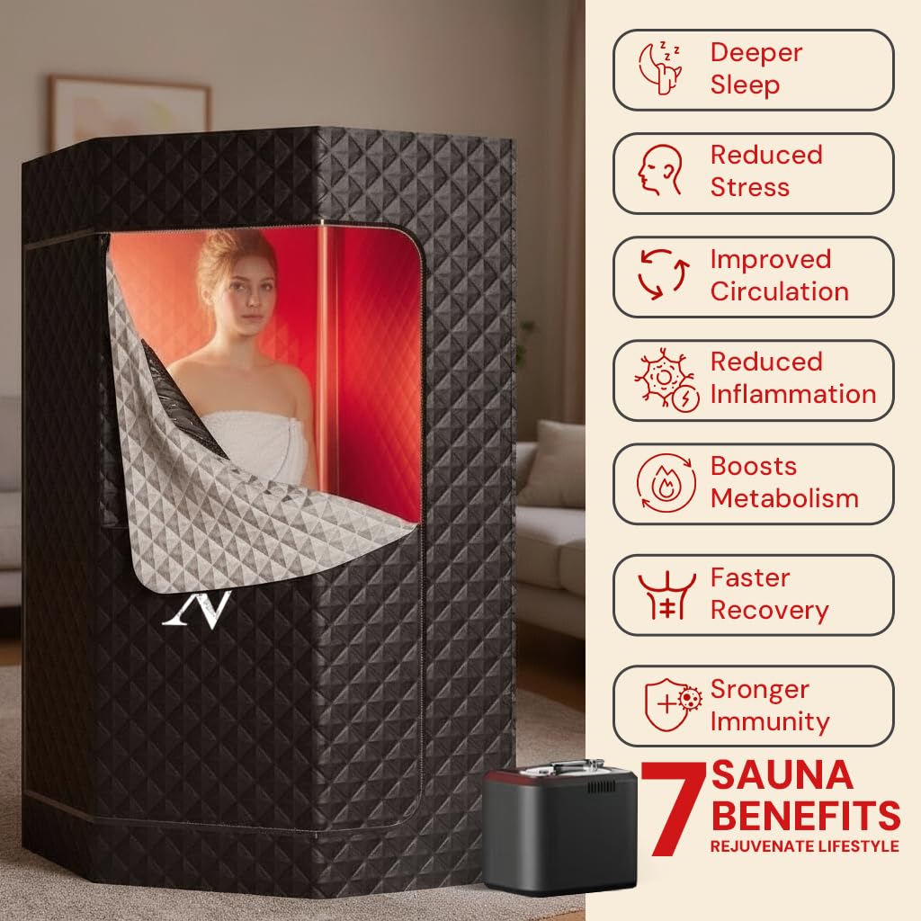 Portable Steam Sauna Tent for Home 3L Infrared Sauna for Indoor, Outdoor, Gym, Spa