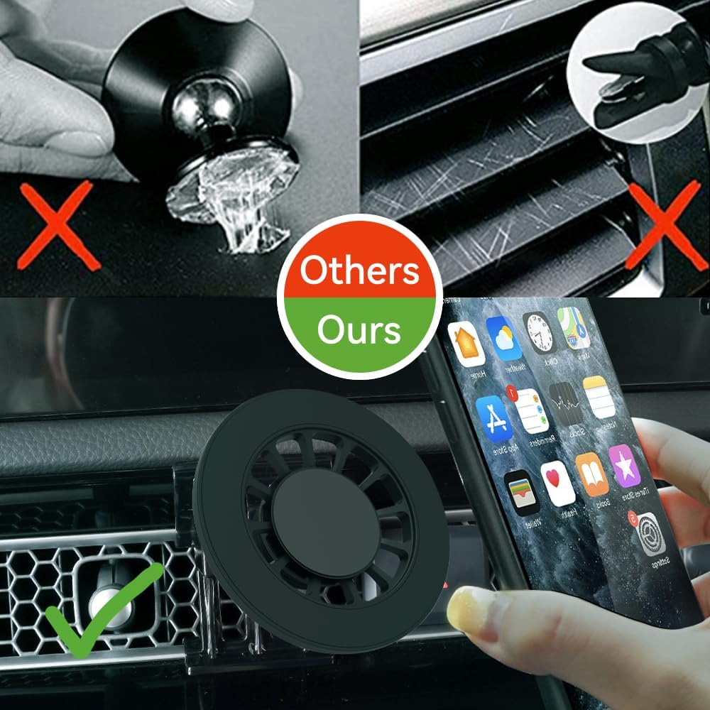 BEERTE 2022-2026 [20 17 16 15 14 13 fits for Magsafe Car Mount for Honda Civic Strong Magnets] Magnetic Phone Holder