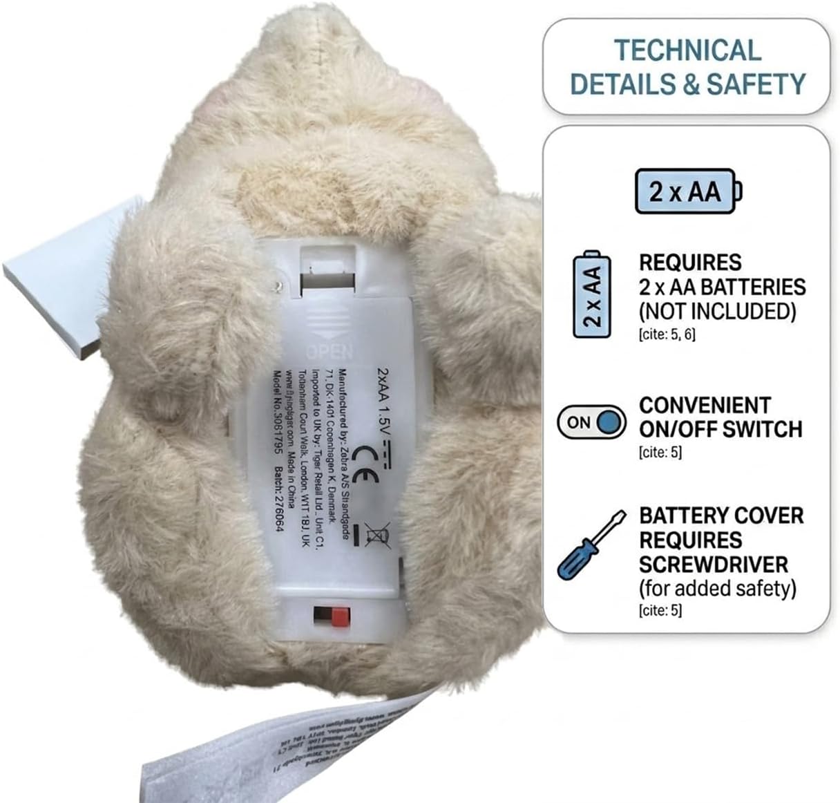 Skiennix Interactive Easter Bunny Toy - Animated Plush Rabbit with Sounds & Movements | Brown
