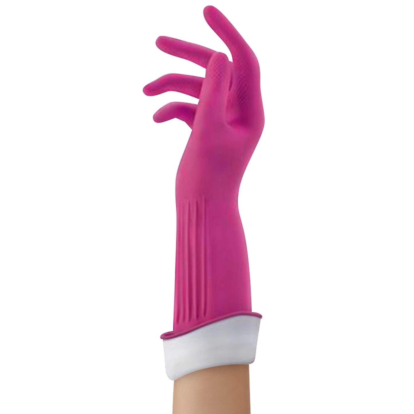 PLAYTEX Living Reusable Rubber Cleaning Gloves – Durable Household Gloves, Large, (Pack of 3)