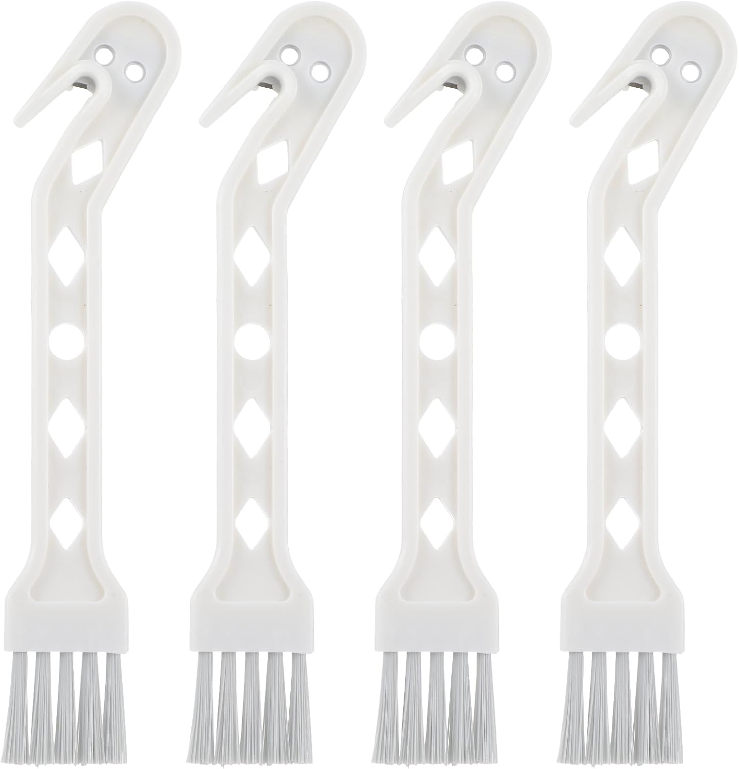 Skiennix Handheld Vacuum Cleaner Brush - 2-in-1 Universal Tool for Pet Hair & Dust | 4 Packs