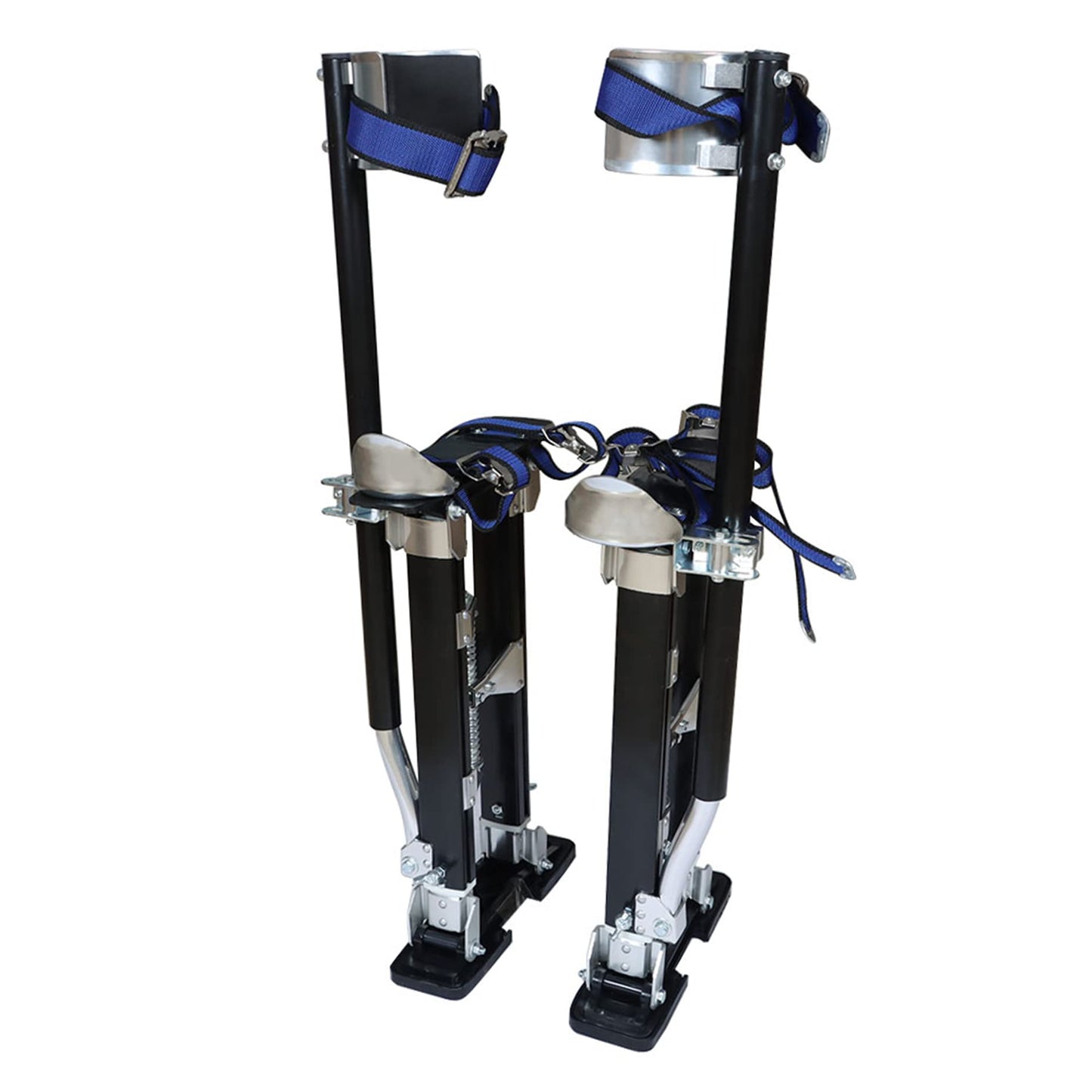 kimllier 24-40 Inch Aluminum Alloy Stilts Adjustable Height Drywall Stilts Black Fit for Work High Above the Ground