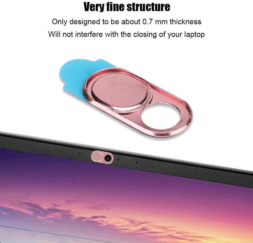 ASHATA 3pcs Metal Camera Lens , Ultra Thin Camera Cover Webcam Cover Blocker Slider for Smartphone Tablet Desktop