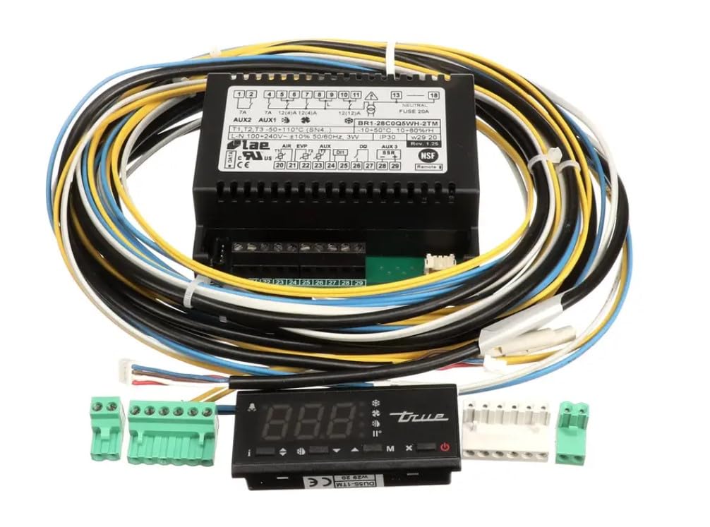 Temperature Control/Display/Probe Kit, LAE BR1 - 219716 - 802804 - 961525 - Dual Voltage - Commercial Freezer & Refrigerator Controller