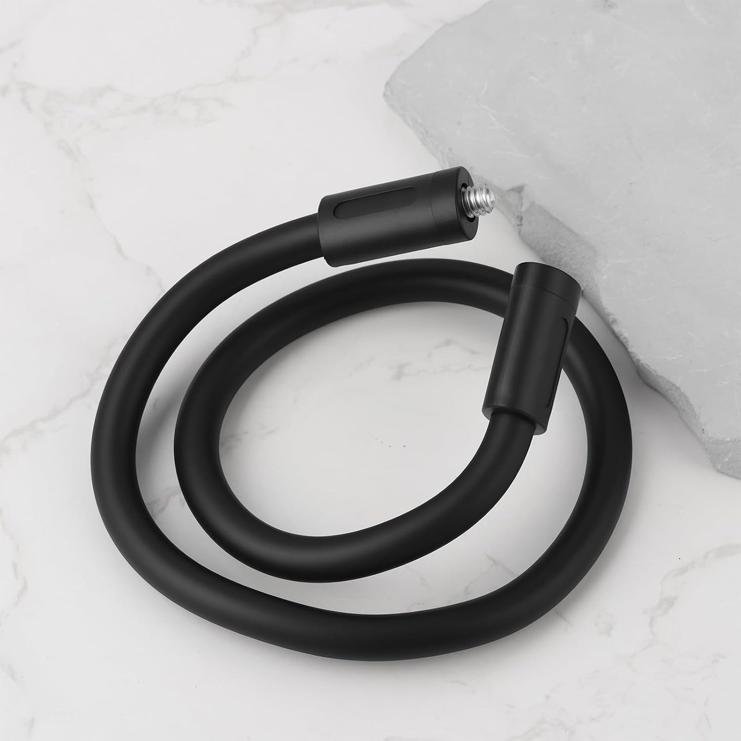 1/4'' Flexible Bracket Twist Mount Base Bracket for Crib Surveillance Camera Remote Care Device, Black