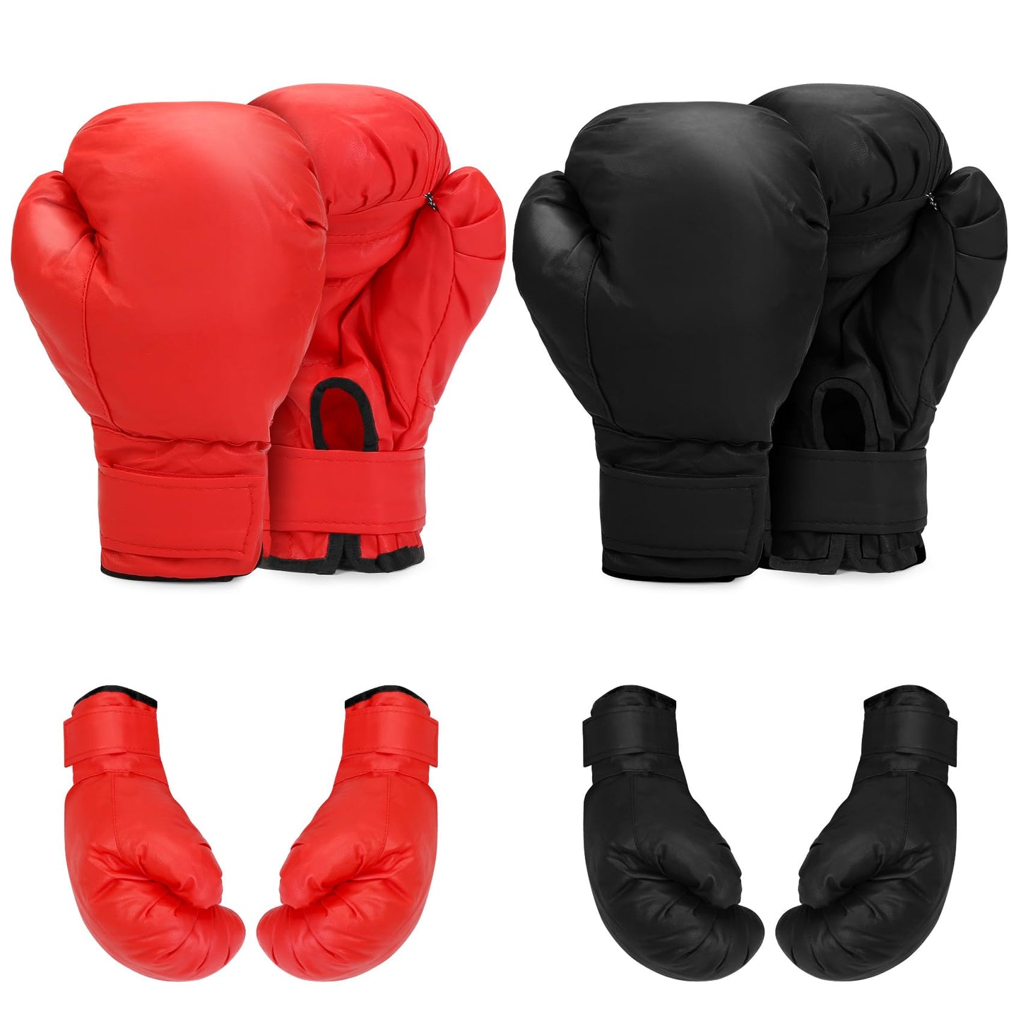 Micnaron 2 Pairs Boxing Gloves for Beginners & Kids, Boxing Training Gloves Suitable for Men & Women, Lightweight Shockproof Gloves for Training & Practice