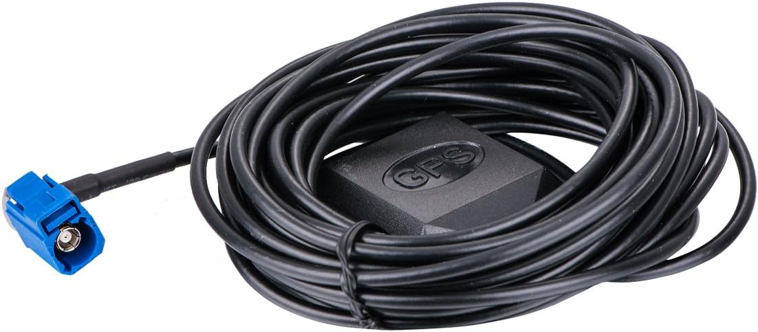 YONGJIANGXIA MFD2 RNS2 5M GPS Antenna Fakra C Right Angle Compatible with Ford SYNC Navigation Audi VW RNS-E Long