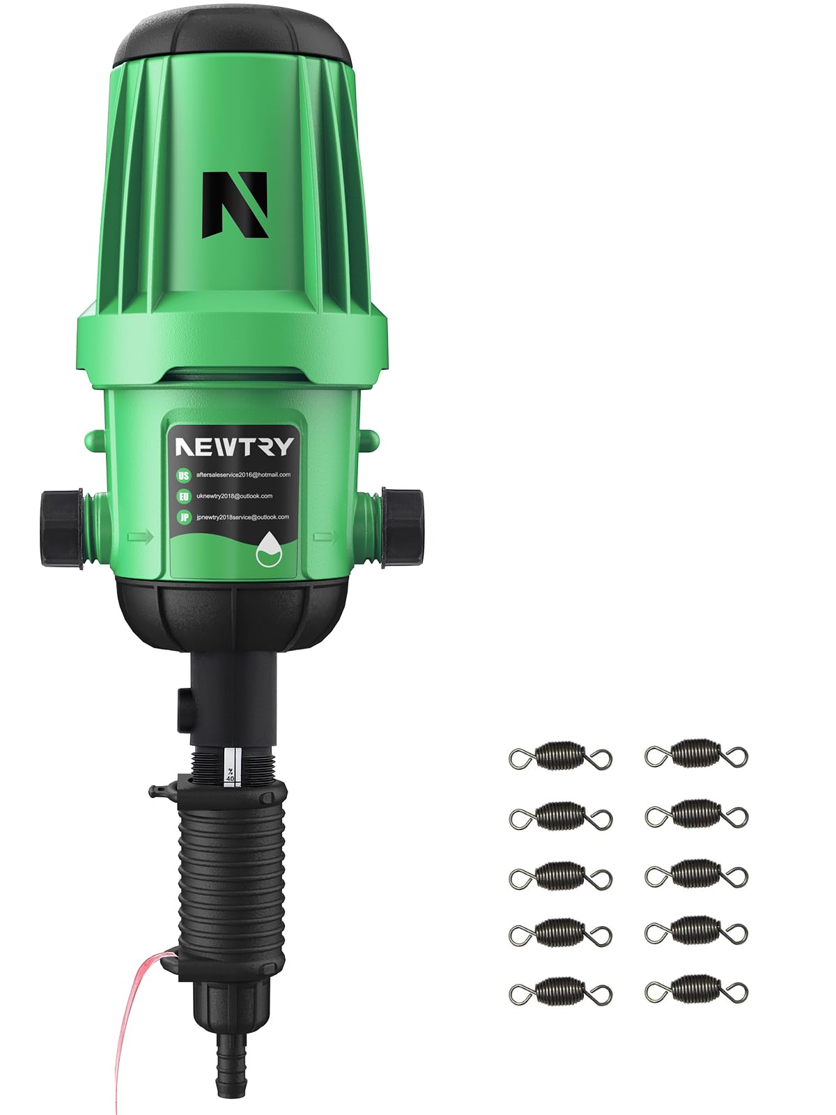 NEWTRY 0.2%~2% Fertilizer Injector w/ 10pcs Springs